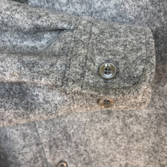 Raised By Wolves x Woolrich Plaid Contrast Button Shirt Sz M Unisex - Picture 7 of 15